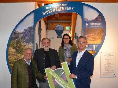 Eröffnung Ausstellung "Das Fenster zum Biosphärenpark" | © Biosphärenpark Nockberge, Monika Brandstätter